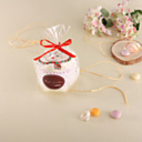 Weihnachts snoman Thema Kuchen Handtuch mit personalisiertem Etikett-Set von 6