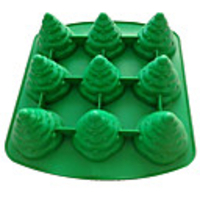 Weihnachtsbaum aus Silikon-Mould-Kuchen,  der Backen-Werkzeug