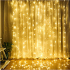 Weihnachtsdekor Fenster Vorhang Lichterkette 3x3m 300 LED 8 Beleuchtungsmodi Fernbedienung für Weihnachten Schlafzimmer Home Party Hochzeit Dekorieren Eiszapfen Lampen Lightinthebox