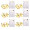 Weihnachtsdekoration Lichter 10pcs 3m 30leds Kupferdraht Lichterketten 8pcs 6pcs 2pcs Girlande führte Hochzeitsdekoration für zu Hause Schlafzimmer Partydekoration Batteriekasten