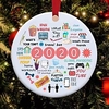 Weihnachtsdekorationen Clearance 2020 ein Jahr,  um Weihnachten Ornament Weihnachten Quarantäne Geschenk Weihnachtsbaum Anhänger Baum Dekoration Pandemie Ornament zu erinnern