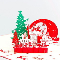 Weihnachtsdekorationen Weihnachtsschmuck 3d Karte