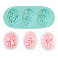 Weihnachtsgeschenk Form Silikonform Fondant-Kuchen Backen-Werkzeug