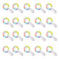Weihnachtsgirlande dekorieren Licht 30Stück 20Stück 10Stück Kupferdraht 2m 20leds Weihnachten Hochzeitsfeier Geschenk Dekoration LED String Fairy Lightscr2032 batteriebetrieben (ohne Batterie) Lightinthebox