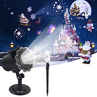 Weihnachtslaser-Projektor-Animationseffekt Indoor / Outdoor-Halloween-Laserlicht Lightinthebox