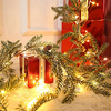 weihnachtslicht 2m 20leds rote beere kiefernnadeln kiefernzapfen weihnachtsgirlande handgemachte lichterkette led kupfer lichter efeublatt lichterketten für weihnachten weihnachtsbaum dekoration party Lightinthebox