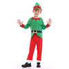 Weihnachtsmann Cosplay Kostüme Jungen Kinder Weihnachten Weihnachten Weihnachten Polyester Top / Hosen / Hut