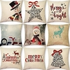 weihnachtsparty doppelseitige kissenbezug 9pc weiche dekorative quadratische kissenbezug kissenbezug kissenbezug für schlafzimmer wohnzimmer hochwertige maschinenwaschbare innenkissen für sofa couch Lightinthebox