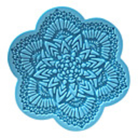 Weihnachtsschneeflocke-Silikon Back Mold,  Mold Größe 5x5 Zoll,  Fertig-Spitze Größe 5x5 Zoll