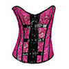 Weikeduo Frauen-Europa-Art-reizvolles Korsett (Schwarz)