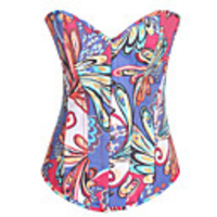 Weikeduo Frauen-Europa-Art-reizvolles Korsett (Schwarz)