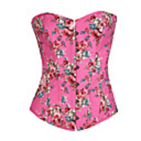 Weikeduo Frauen-Europa-Art-reizvolles Korsett (Schwarz)