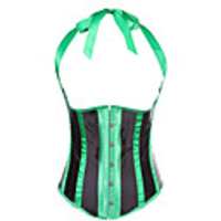 Weikeduo Frauen-Europa-Art-reizvolles Korsett (Schwarz)