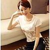 Weila Frauen Rundhals Casual T-Shirt 10077
