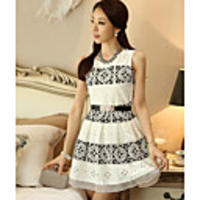 Weila Frauen Spitzenkleid 10041