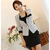 Weila Frauen Stripe Suit Blazer