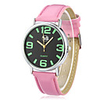 Weili Casual Neutrum Digitale Lederband Armbanduhr