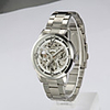 Weili Coole Zinc Alloy Gehäuse Stahl Band Mechanical runde Uhr