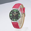 Weili Frauen Zinc Alloy Fall PU-Band Quarz-Uhrwerk analoge Armbanduhr (weitere Farben)