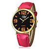 Weili Modern Art Neutrum Digitale Lederband Armbanduhr