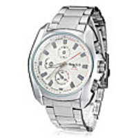 Weili Unisex-Mode Wasser-Beweis-Quarz-Weiß Swatch