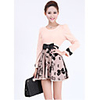 Weiman Schlank Volantkleid (Pink)