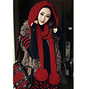 Weiman Wolle gestrickte Schlank Taillierte Fake-Two-Piece-Kleid, 