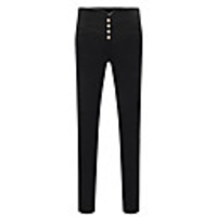 WeiMeiJia Frauen Casual Bottom-dünne Hosen (Schwarz)