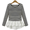Weimeijia Stripes Strickwaren,  die Hemd