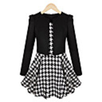 Weimeijia Swallow Gird Fake-Two-Piece-Kleid
