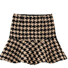 Weimeijia Swallow Gird Tweed Fishtail Short Skirt (Khaki)