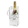 Wein Eisbeutel PVC Schnellkühlbeutel für Weinflaschen 6 Stück 3 Stück 1 Stück transparente Weinkühltaschen Klare Weinbeutel Kühltaschen mit Tragegriffen Lightinthebox