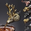 Wein Schnaps Spiritus Ausgießer Tierkopf Edelstahl einzigartige Flaschenverschlüsse Belüfter Bar Werkzeuge