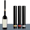 Weinöffner im Lippenstift-Stil – 3 Farben Nadel-Luftdruck-Weinflaschenöffner,  Korkenzieher-Druckknopf für Weinflaschenverschlüsse