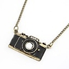 Weinlese Alloy Zirkon Kamera Muster-Halskette (verschiedene Farben)