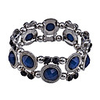 Weinlese Alloy Zirkon Round Bead Armband Verbunden