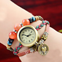 Weinlese British Style Perlen justierbare Uhr