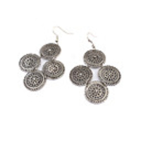 Weinlese-Bronze Ohrringe DZL Frauen