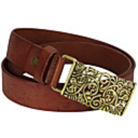 Weinlese Carving Buckle Rindledergurt