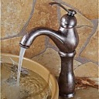 Weinlese Centerset Antique Copper Finish Single Handle Messing Waschbecken Wasserhahn