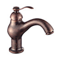 Weinlese Centerset Einhand-Antique Copper Oberfläche Messing Waschbecken Wasserhahn