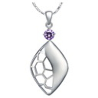 Weinlese-Diamant-Form Slivery Legierungs-Halskette mit Strass (1 PC)