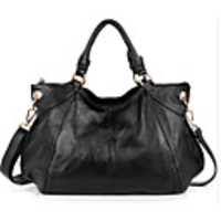 Weinlese-Dumpling Art echtes Leder Schultertasche