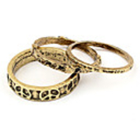 Weinlese Einfache Ring