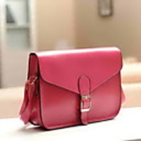 Weinlese Einfache Single Button Umhängetasche