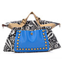 Weinlese Ethnic Rivet Tote / Umhängetasche