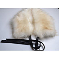 Weinlese Faux-Pelz-Kragen