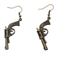 Weinlese Gun Ohrring