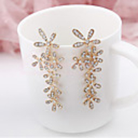 Weinlese Ice Flower Lange Stud