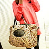 Weinlese Leopard Stilvolle Umhängetasche